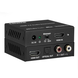 KanexPro AUD-DCODEHDMI-4K - Аудиомикшерный декодер HDMI 4K с поддержкой DTS Dolby Optical R/L