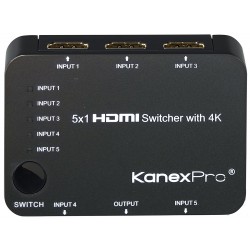 KanexPro SW-HD5X14K - Коммутатор HDMI 5x1 с поддержкой 4K